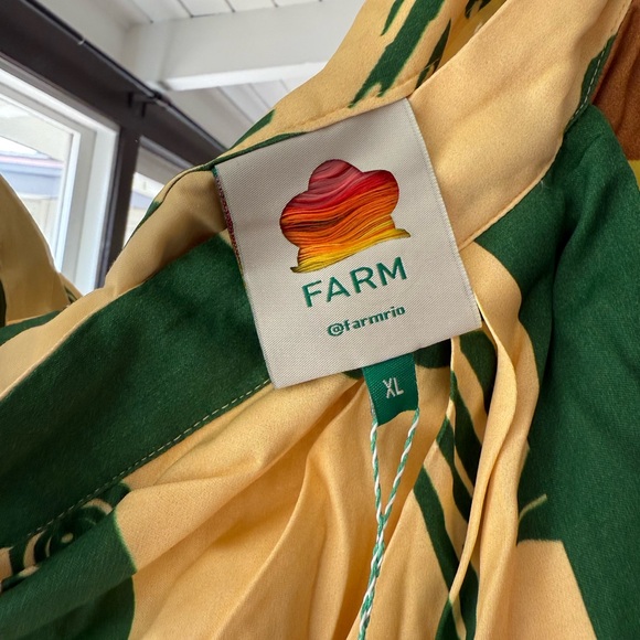 Farm Rio block color crop top and skirt set NWT XL - Picture 7 of 9